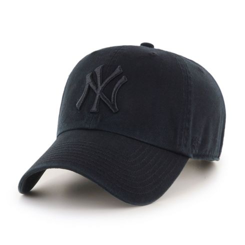 New York Yankees MLB Black on Black '47 Clean Up Hat | Adjustable